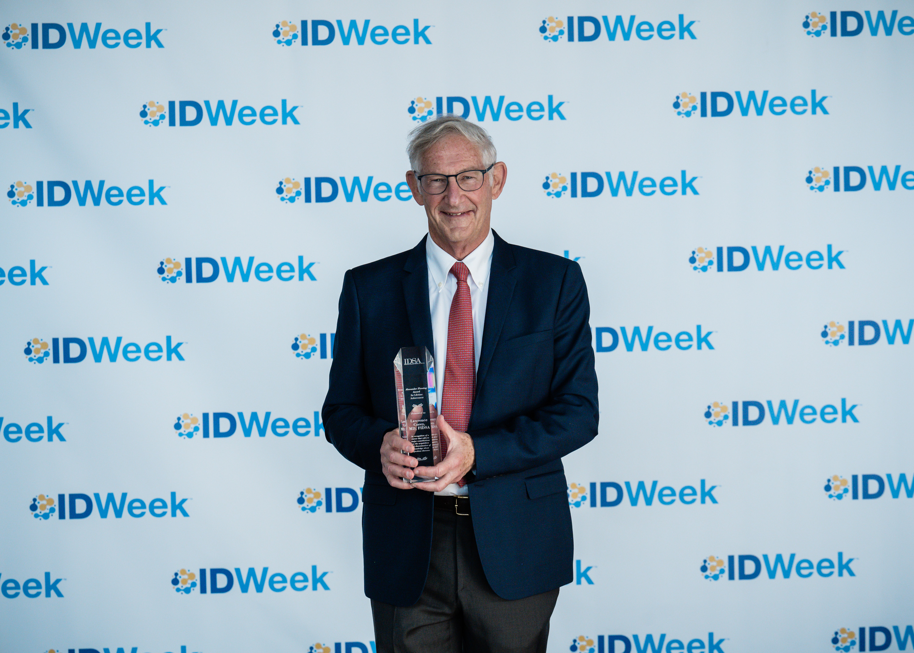 IDSA recognizes Lawrence Cory, MD, FIDSA, with the Alexander Fleming Award for Lifetime Achievement during IDWeek 2022.